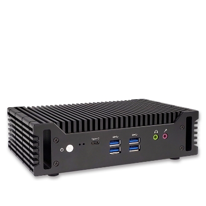 PC industriel Mini PC de bureau sans ventilateur Core i7 64 Go de RAM Mini  PC Windows 11/Linux, Mini PC industriel 1 To SSD, 4K HD DP EDP trois