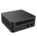 NUC-A3500L2 AMD Ryzen mini PC rear I/O with dual HDMI and dual LAN